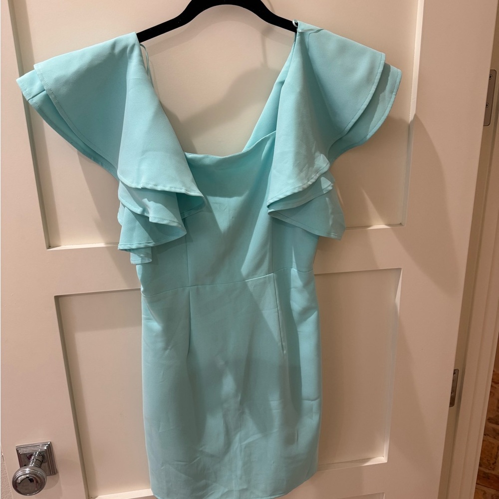 Hausen mini mint colored dress